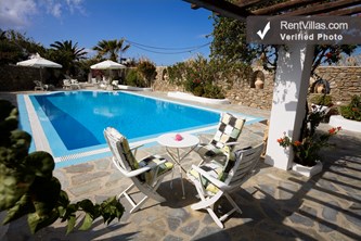Image 14 of Photos of Luxury Villa Rental on Mykonos with Chef - Villa Mykonos - RentVillas.com