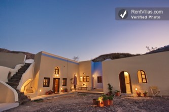 Image 0 of Photos of Villa on Santorini Greece - Villa Camari - RentVillas.com