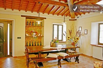 Image 7 of Photos of Apartment Rental in Tuscany, Foiano della Chiana - Le Cinque Erbe - Salvia - RentVillas.com