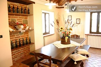 Image 6 of Photos of Apartment Rental in Tuscany, Foiano della Chiana - Le Cinque Erbe - Salvia - RentVillas.com