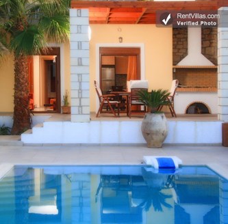 Image 2 of Photos of Greek Island villa - walk to the beach - Villa Myron - RentVillas.com