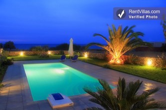 Image 1 of Photos of Greek Island villa - walk to the beach - Villa Myron - RentVillas.com