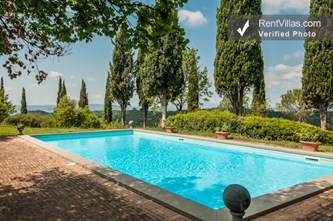 Image 1 of Photos of Large Chic Tuscany Villa with Private Guest House and Al Fresco Dining - Villa Brunello with Guest House - RentVillas.com