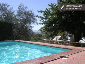 Image 67 of Photos of Tuscany Villa near Siena with Private Pool - Villa Del Cielo with Caminetto - RentVillas.com